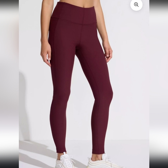 Mondetta Deep Burgundy Leggings With Pockets Xxl - Picture 1 of 16